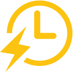 An icon represeting our quick response times!