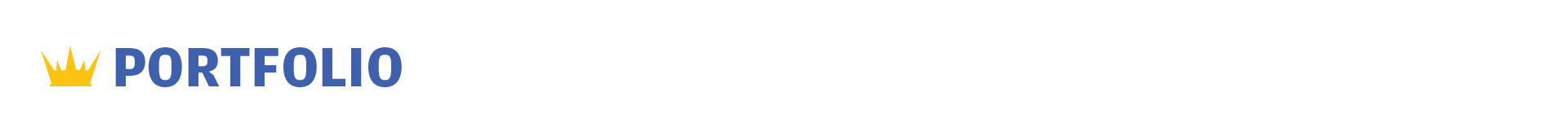 Portfolio header