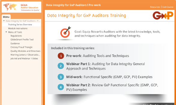 A thumbnail representing the Interactive E-Learning project we did for Novartis.